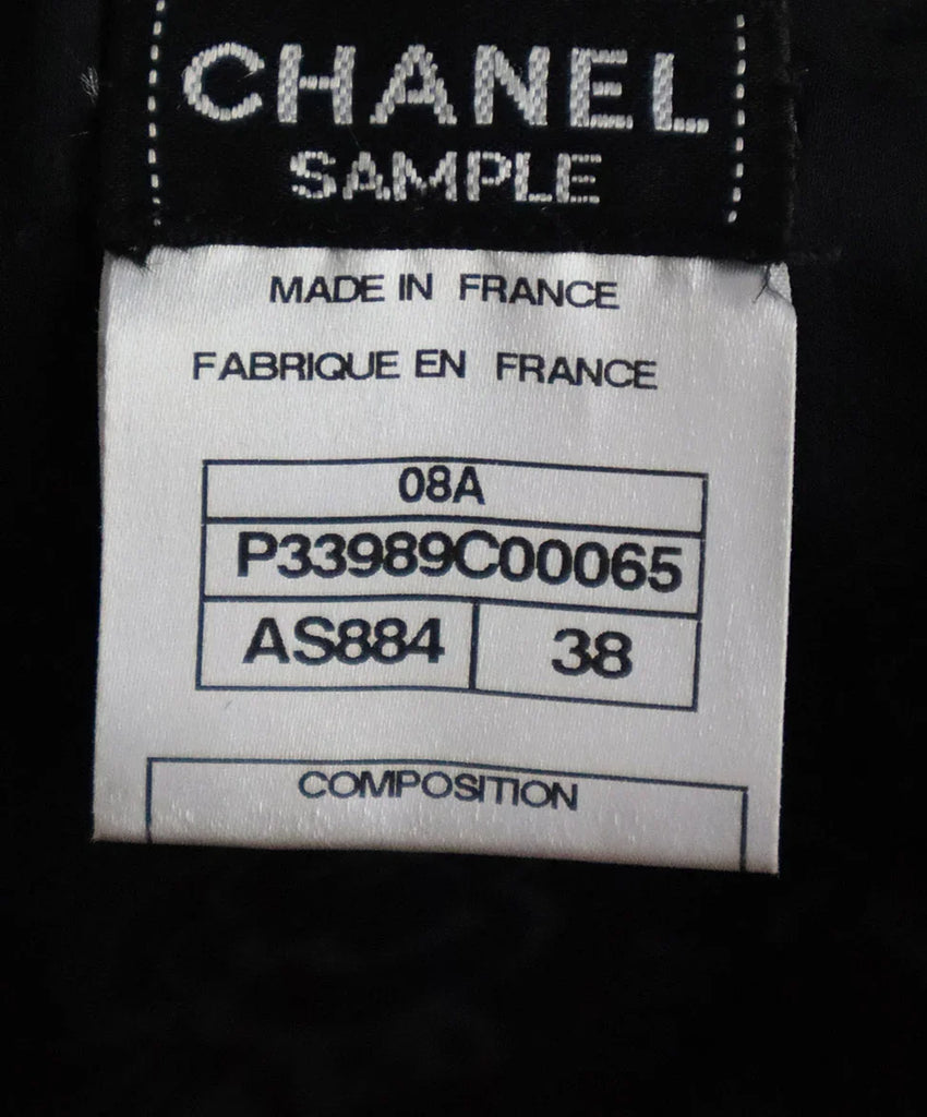 Chanel Black Leather Top sz 0 - Michael's Consignment NYC