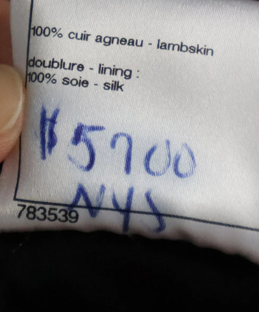 Chanel Black Leather Top sz 0 - Michael's Consignment NYC