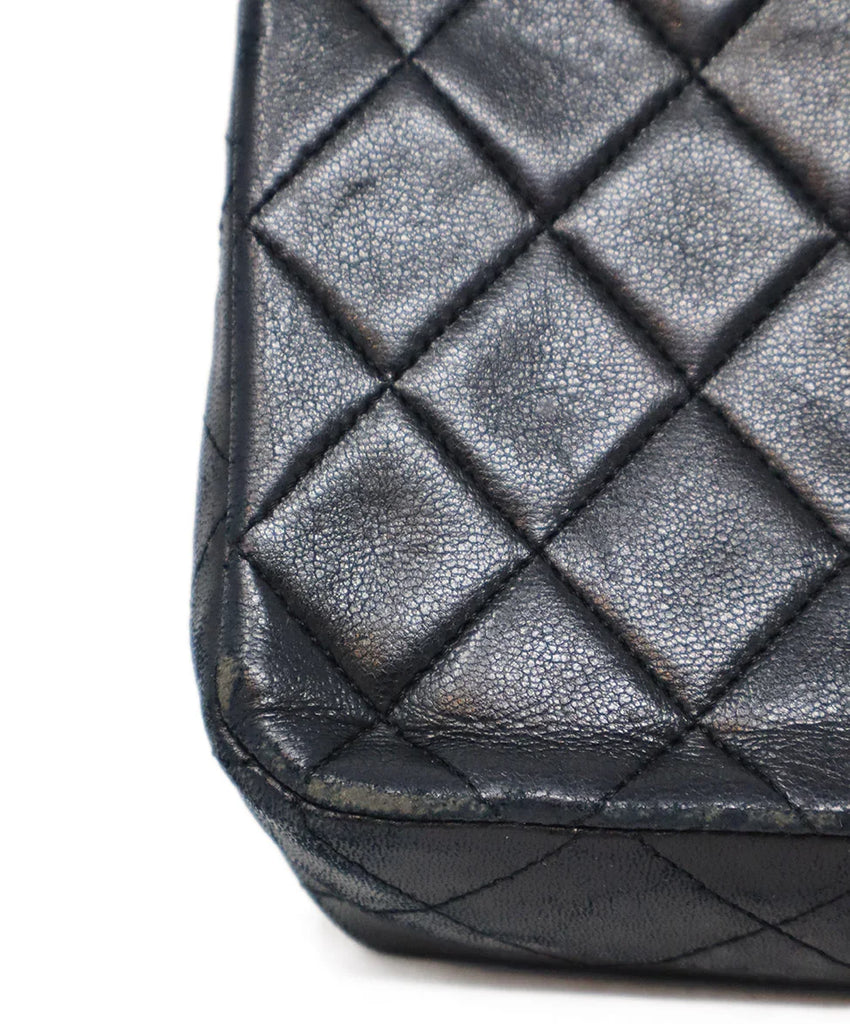 Chanel Vintage Black Matelasse Bag 10