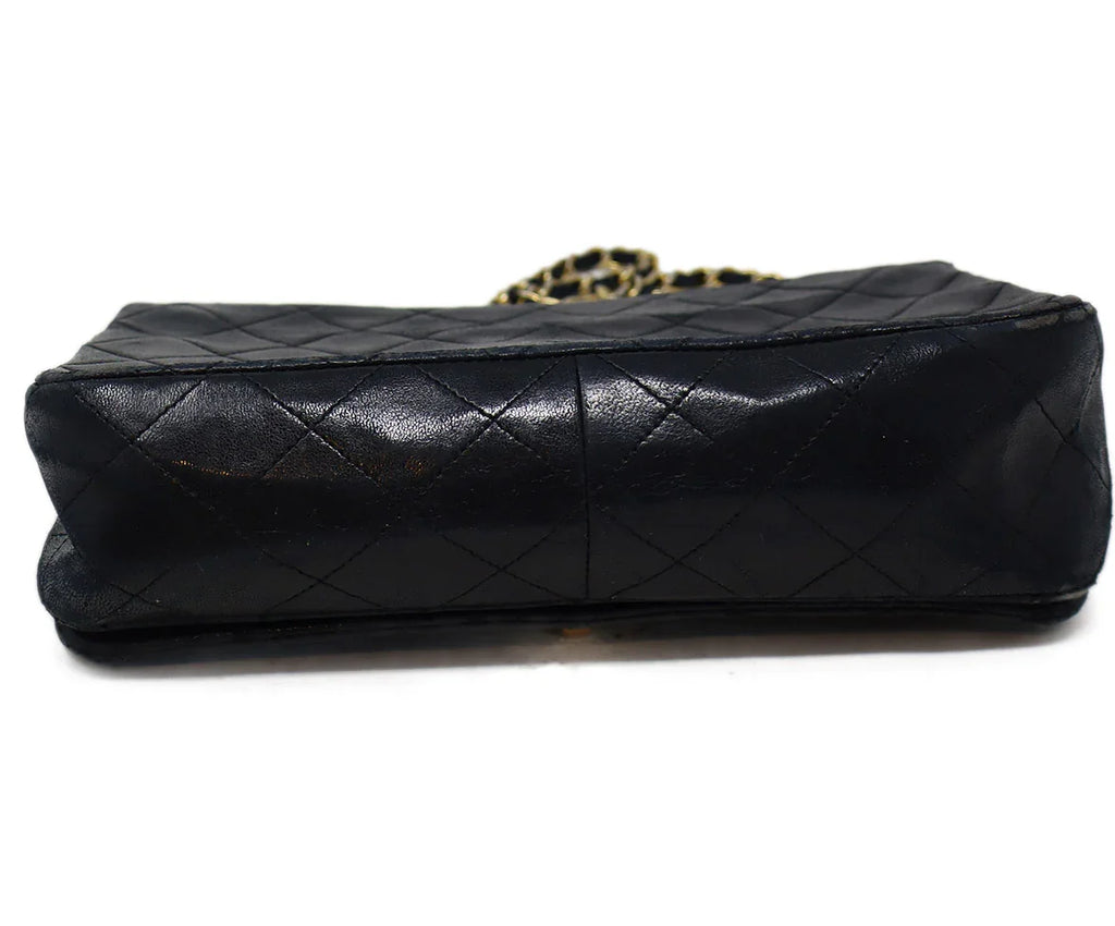 Chanel Vintage Black Matelasse Bag 3