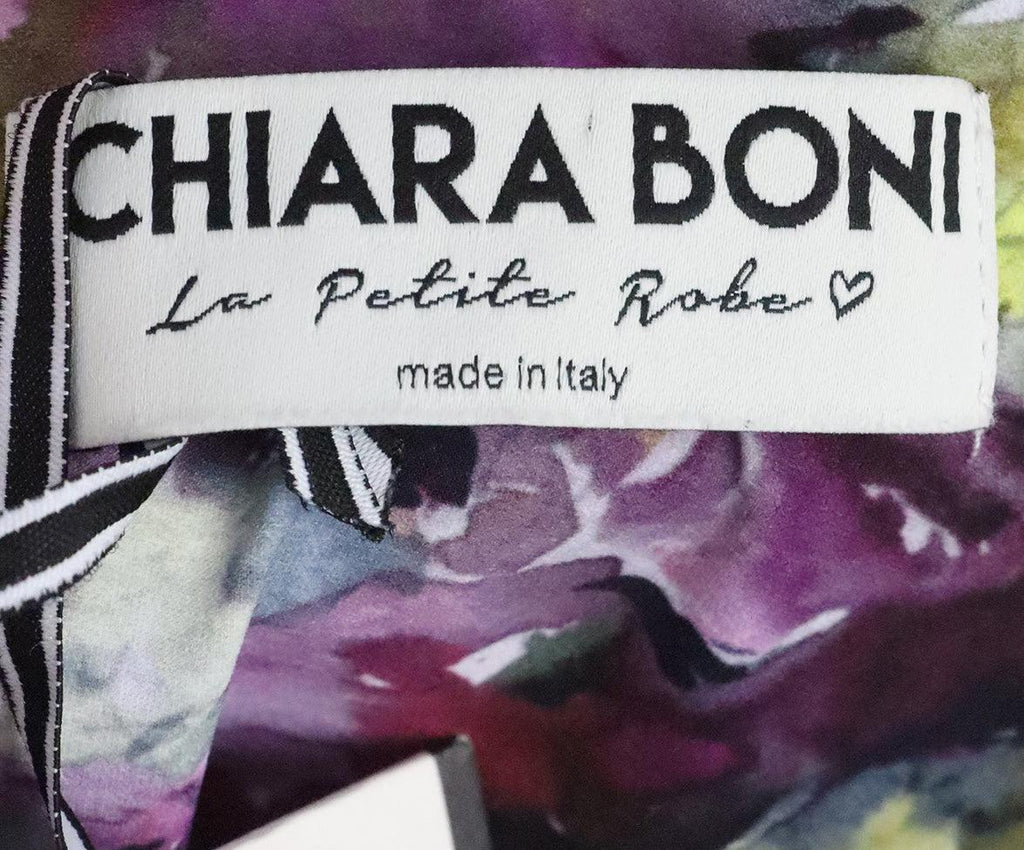 Chiara Boni Floral Print Dress sz 6 - Michael's Consignment NYC