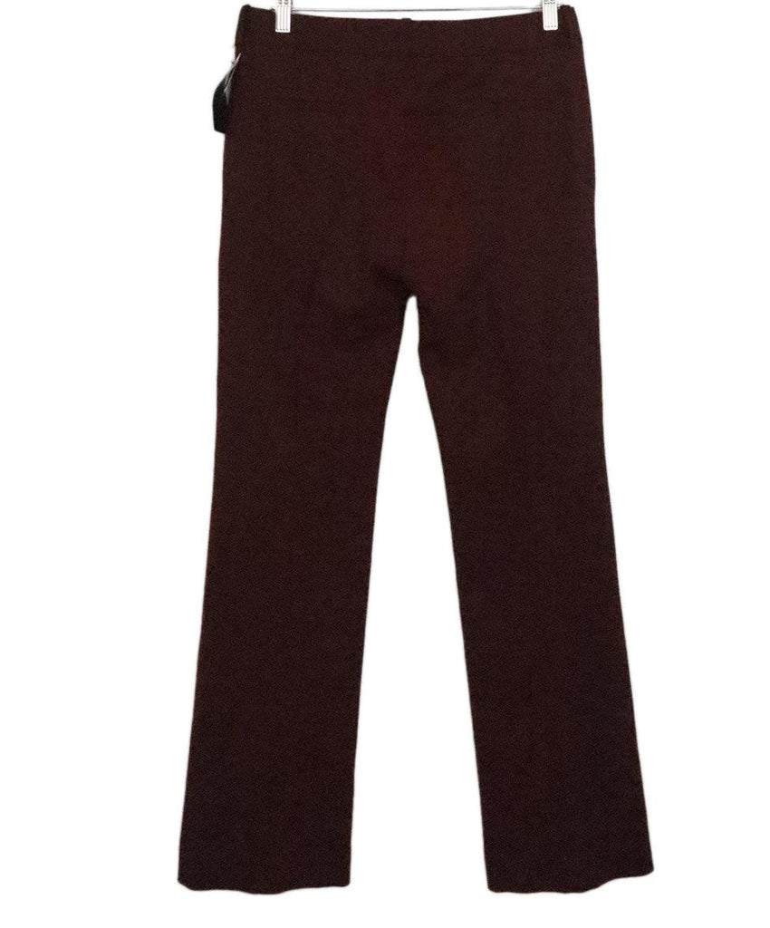 Chloe Russet Brown Wool Pants sz 6 - Michael's Consignment NYC
