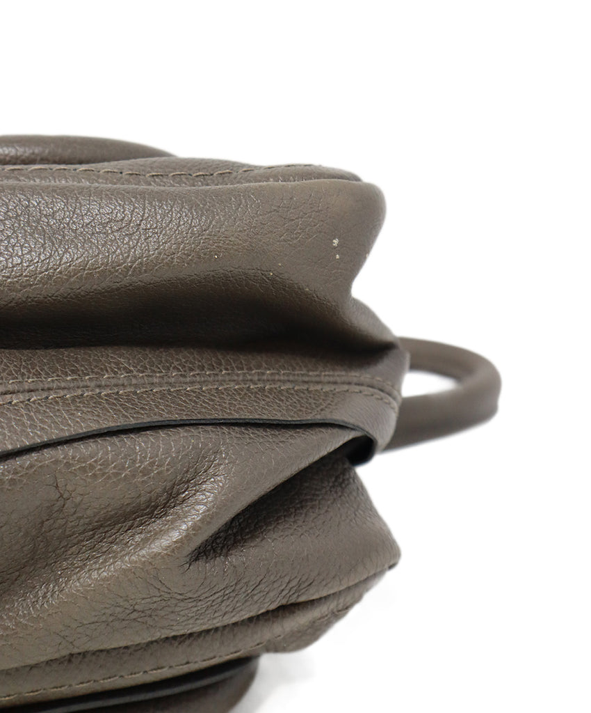 Chloe Grey Leather Satchel 9