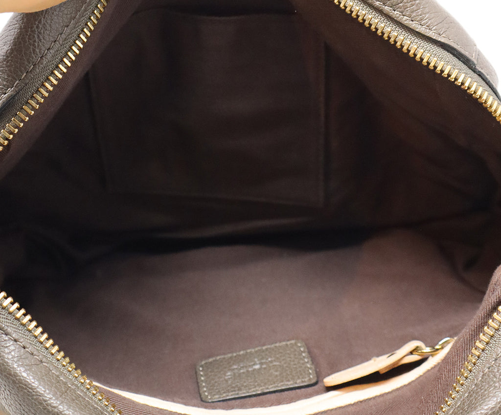 Chloe Grey Leather Satchel 5