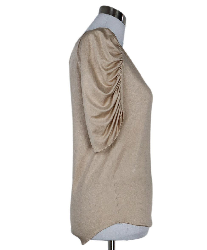 Chloe Nude Silk Longsleeve Top 1