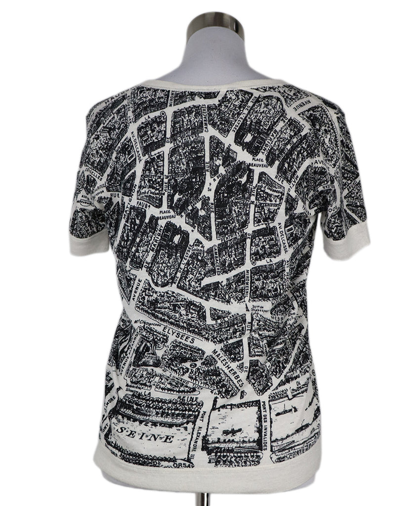 Christian Dior B&W Print Linen Sweater 2