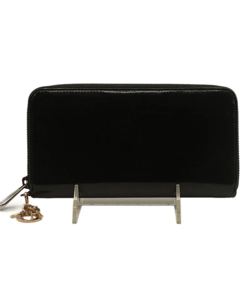 Christian Dior Black Patent Leather Wallet - Michael's Consignment NYC