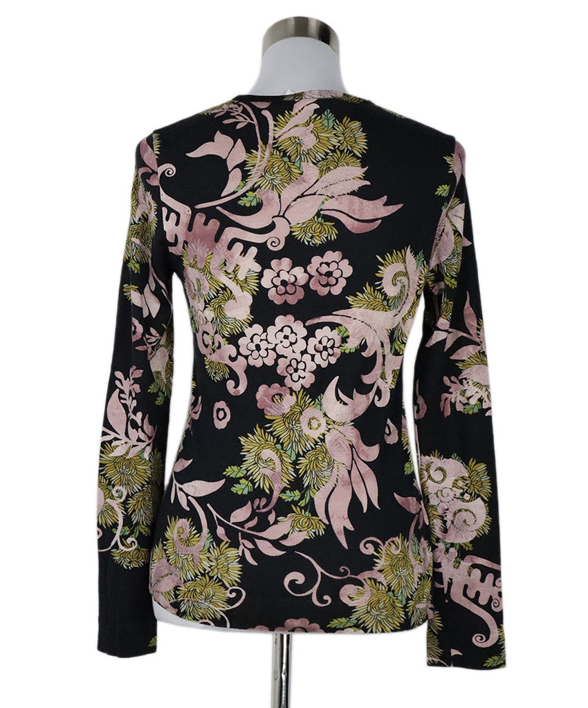 Christian Dior Black Pink & Yellow Wool Sweater 2