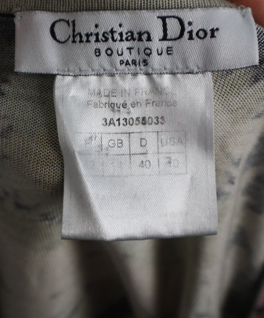 Christian Dior Black Pink & Yellow Wool Sweater 3