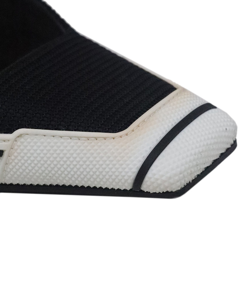 Christian Dior Black & White Rubber Heels 6