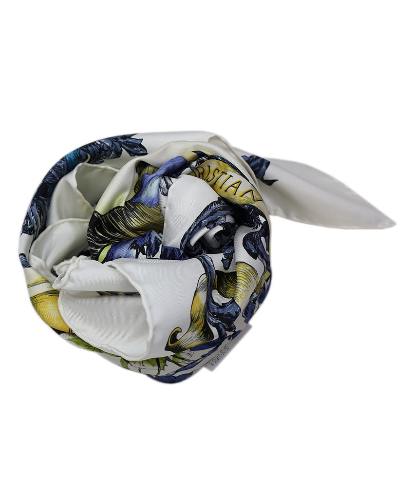 Christian Dior Le Monde Print Silk Scarf - Michael's Consignment NYC