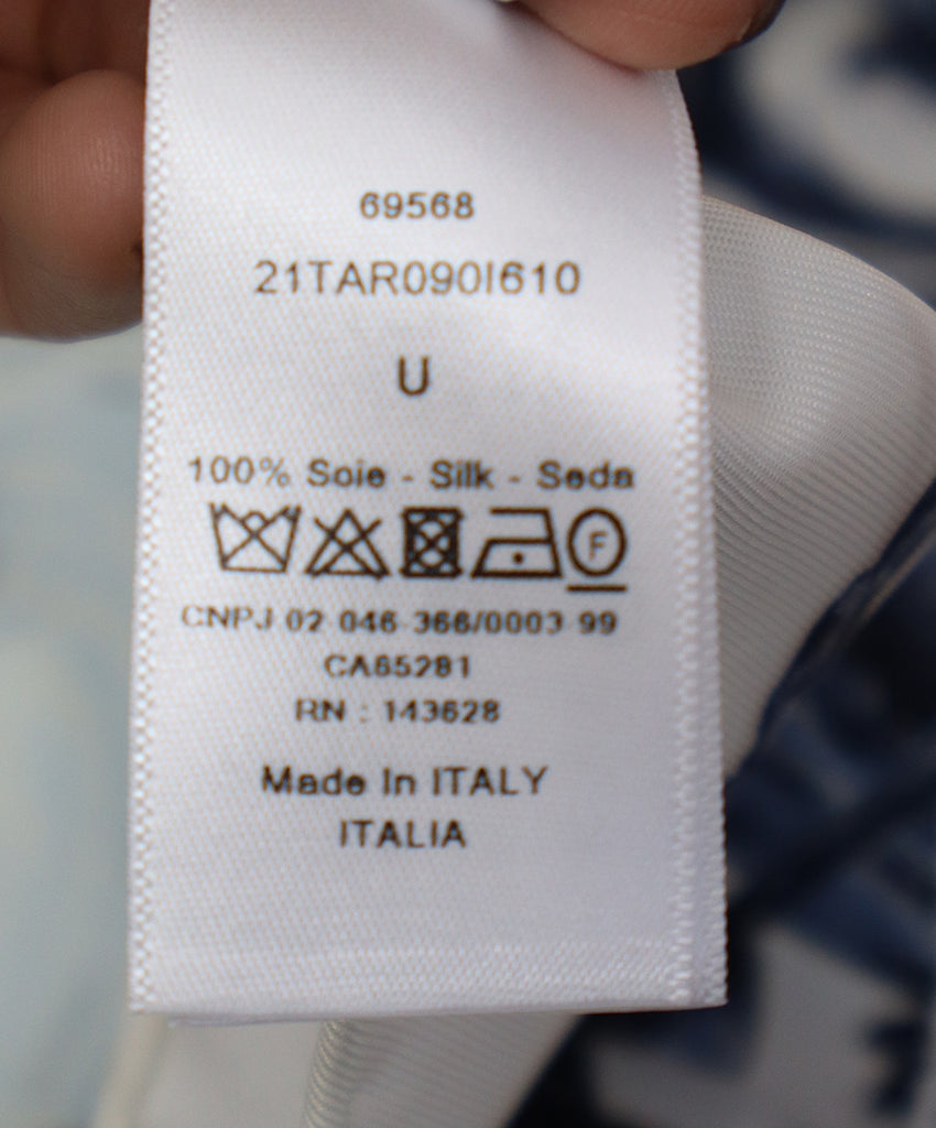 Christian Dior Le Monde Print Silk Scarf - Michael's Consignment NYC