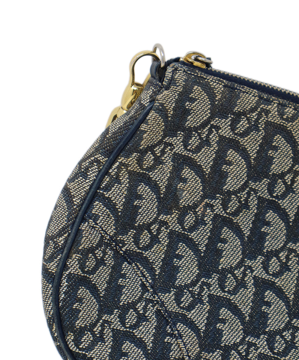 Dior blue monogram bag outlet