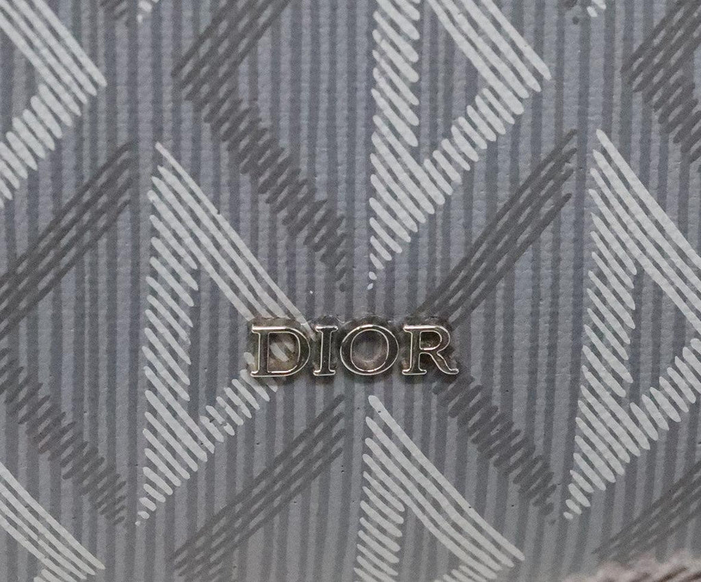 Christian Dior Grey Print Leather Crossbody 8