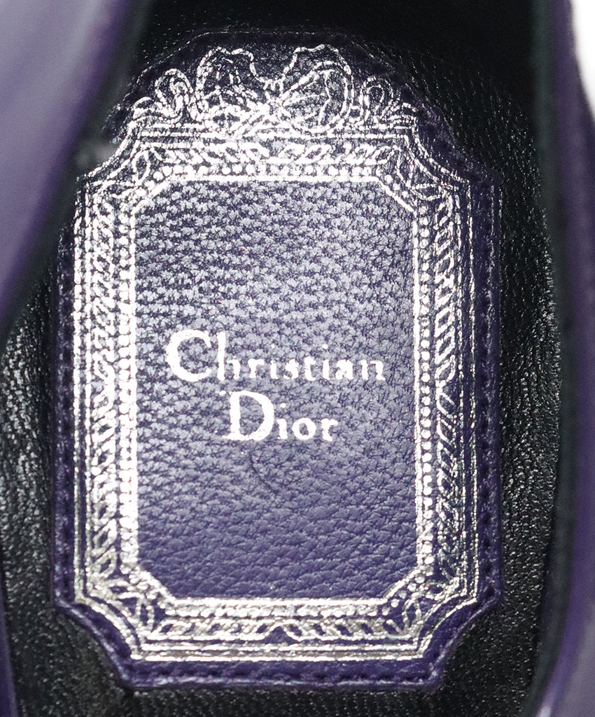 Christian Dior Purple Patent Leather Heels 4