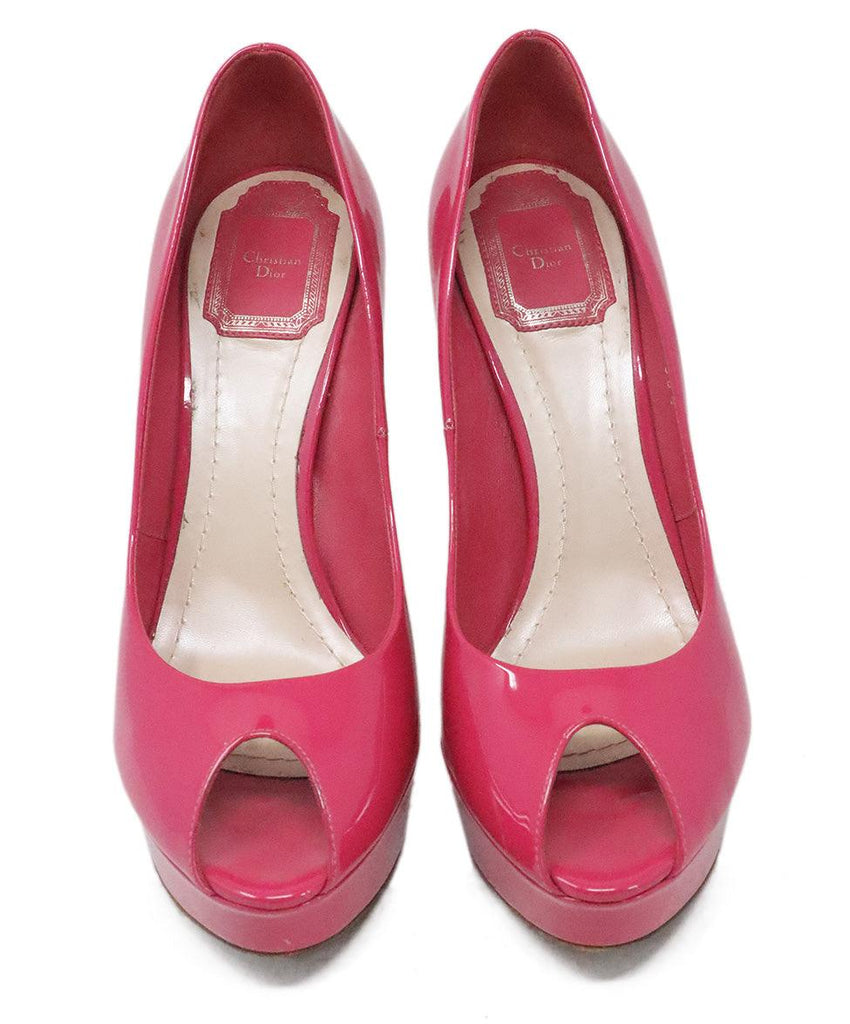 Christian Dior Pink Patent Leather Platforms sz 8.5 - Michael's Consignment NYC