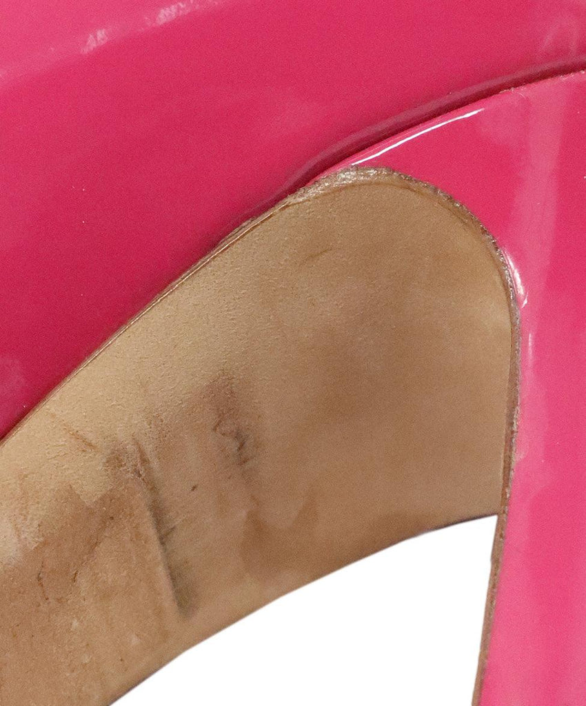 Christian Dior Pink Patent Leather Platforms sz 8.5 - Michael's Consignment NYC