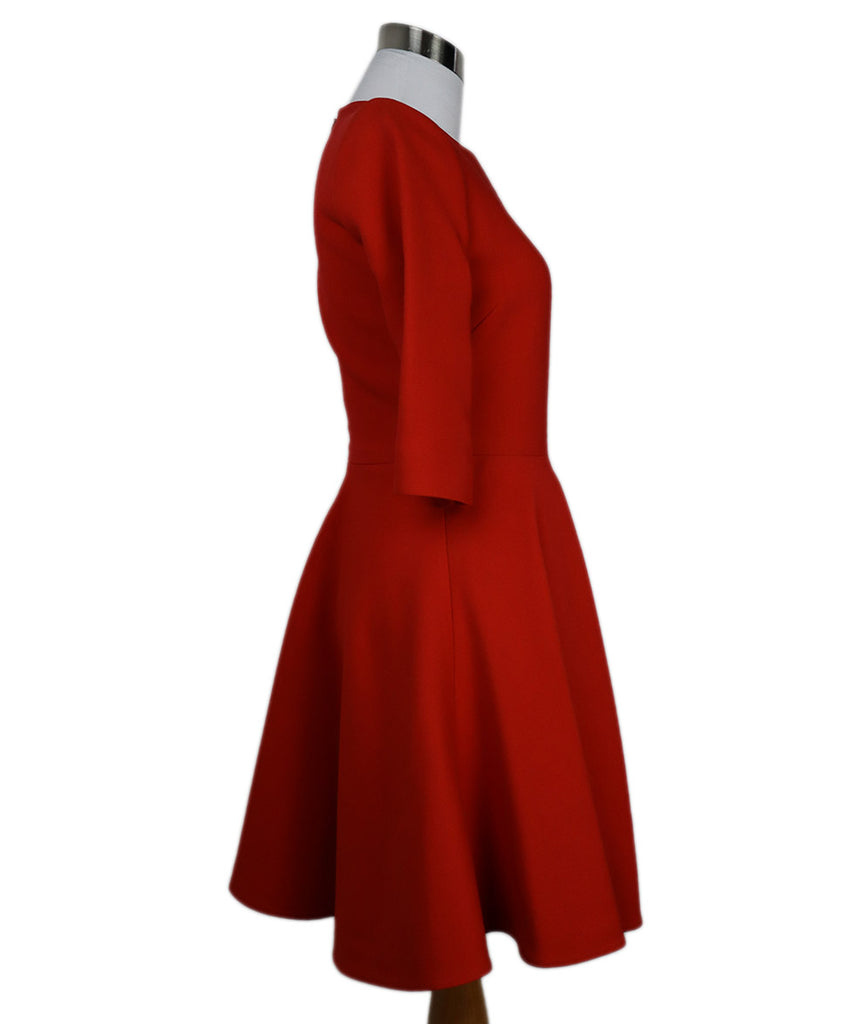 Christian Dior Red Wool Dress 1