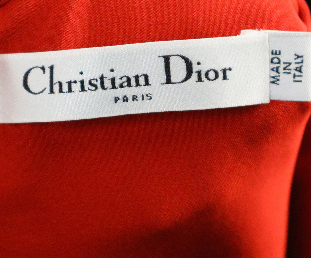 Christian Dior Red Wool Dress 3