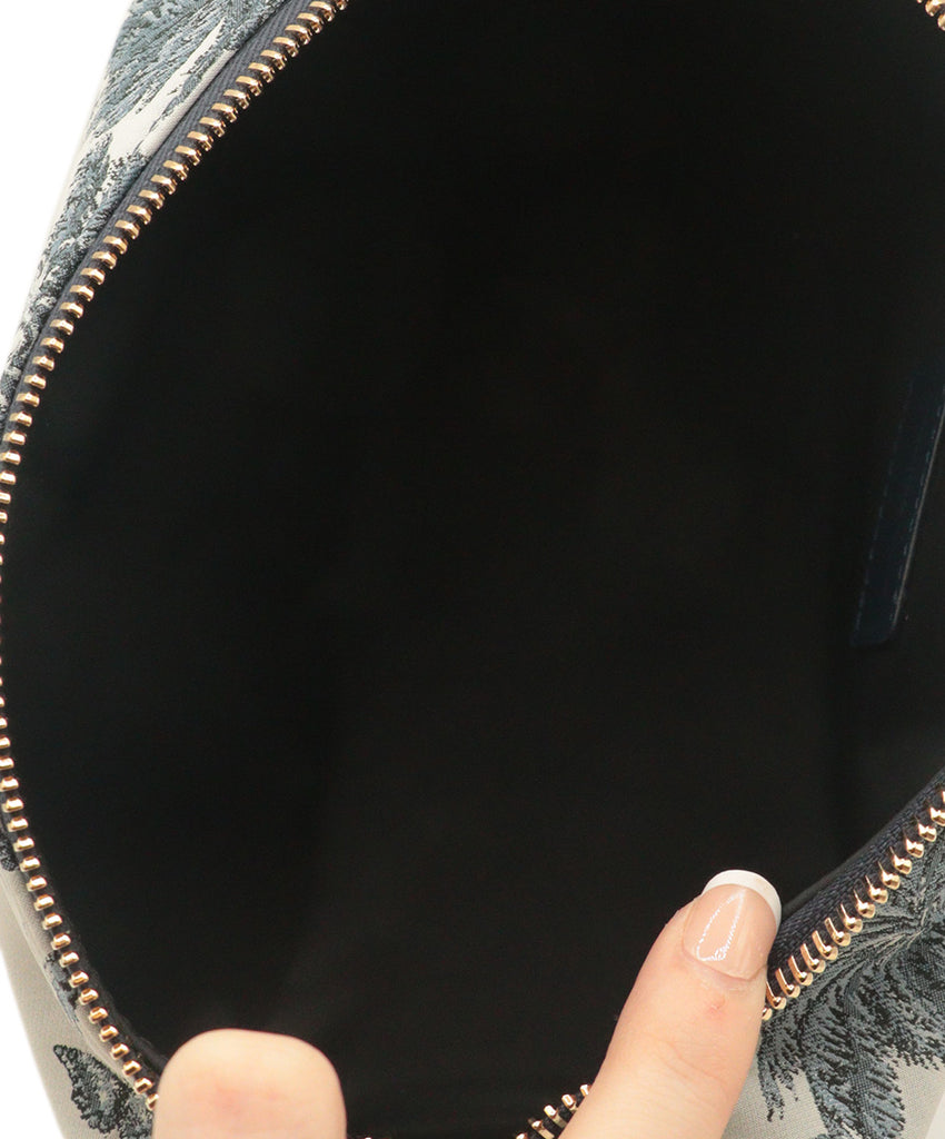 Christian Dior Navy Blue & White Medium TRavel Nomad Pouch 7