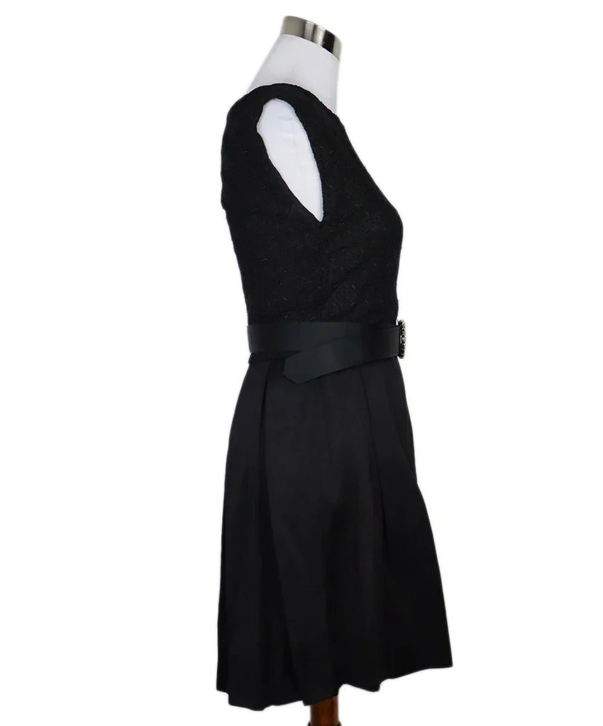 Christian Lacroix Black Lace Dress sz 6 - Michael's Consignment NYC