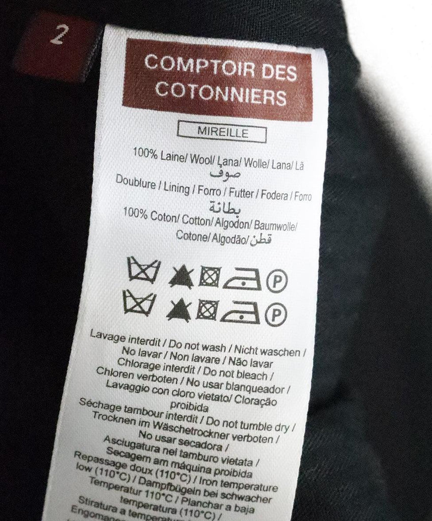 Comptoir Des Black Wool Vest sz 2 - Michael's Consignment NYC