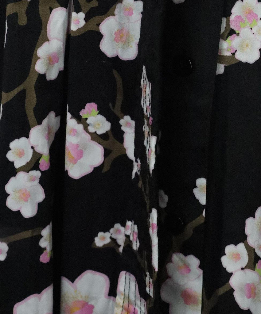 Cynthia Rowley Black Floral Print Dress 5