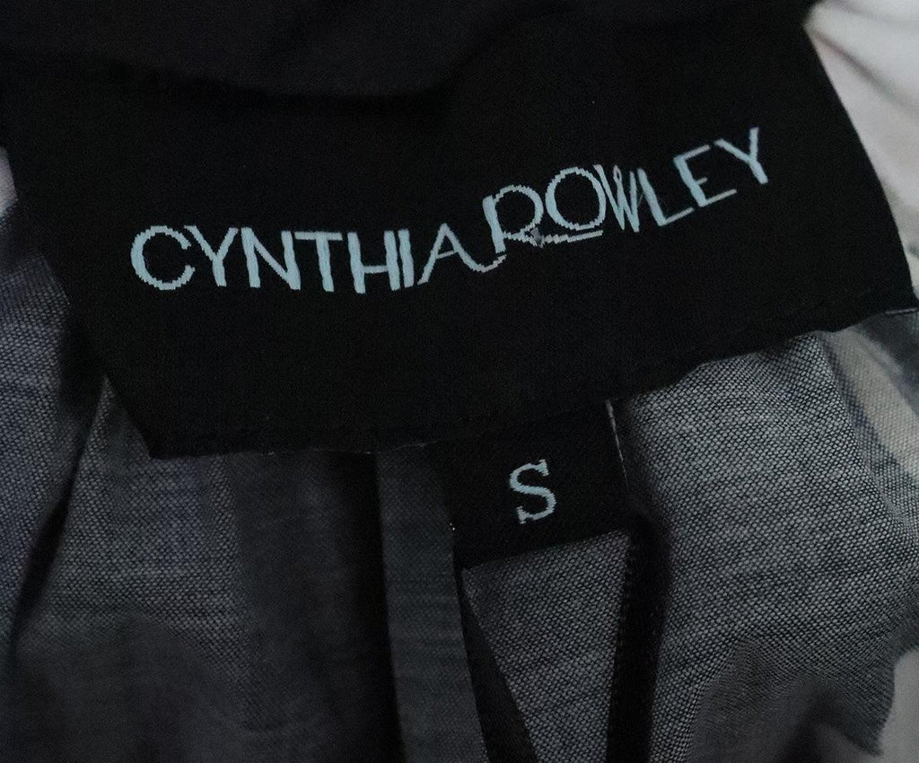 Cynthia Rowley Black Floral Print Dress 3