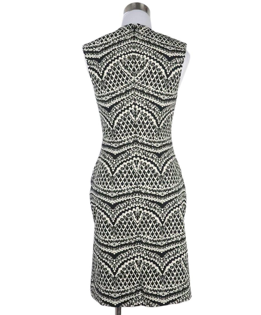 DVF Black & White Print Dress 2