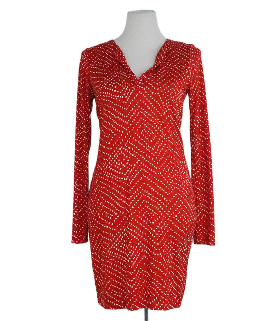 DVF Red & White Polka Dot Dress sz 4 - Michael's Consignment NYC