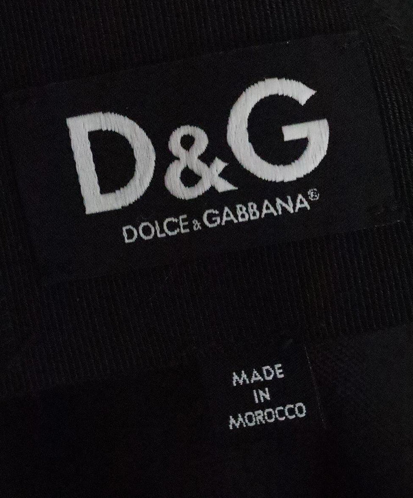 D&G Black Linen Jacket sz 4 - Michael's Consignment NYC
