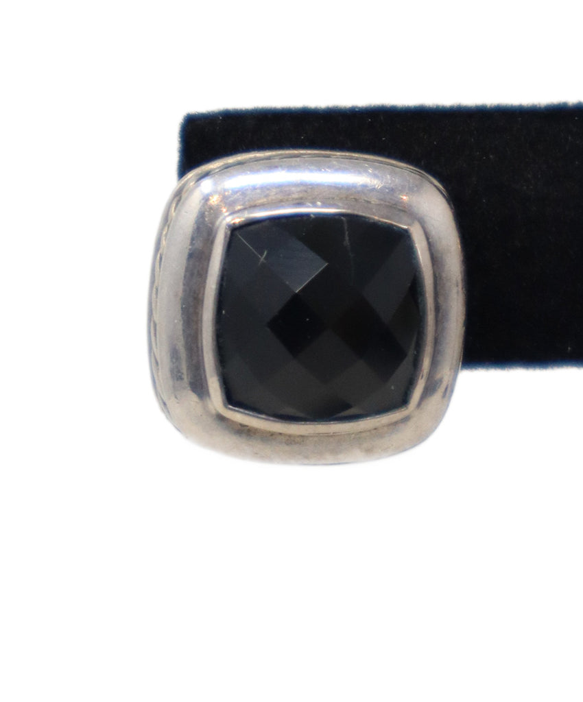 David Yurman Pierced Black Onyx Earrings 3