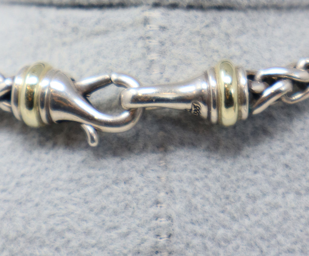 David Yurman Sterling Silver Black Onyx Necklace 2