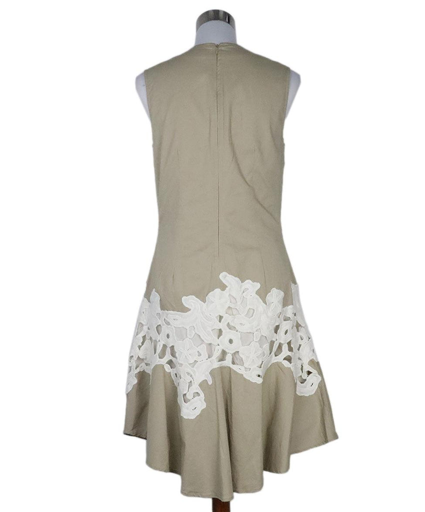 Derek Lam Beige & White Applique Dress 2