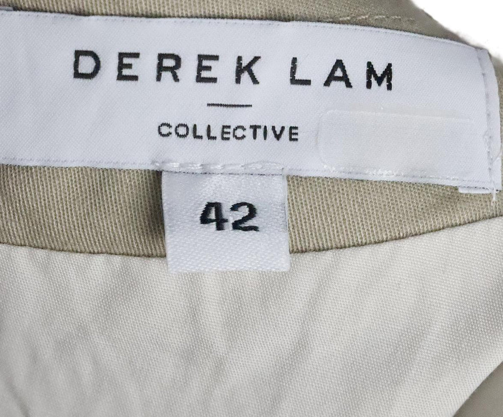 Derek Lam Beige & White Applique Dress 3