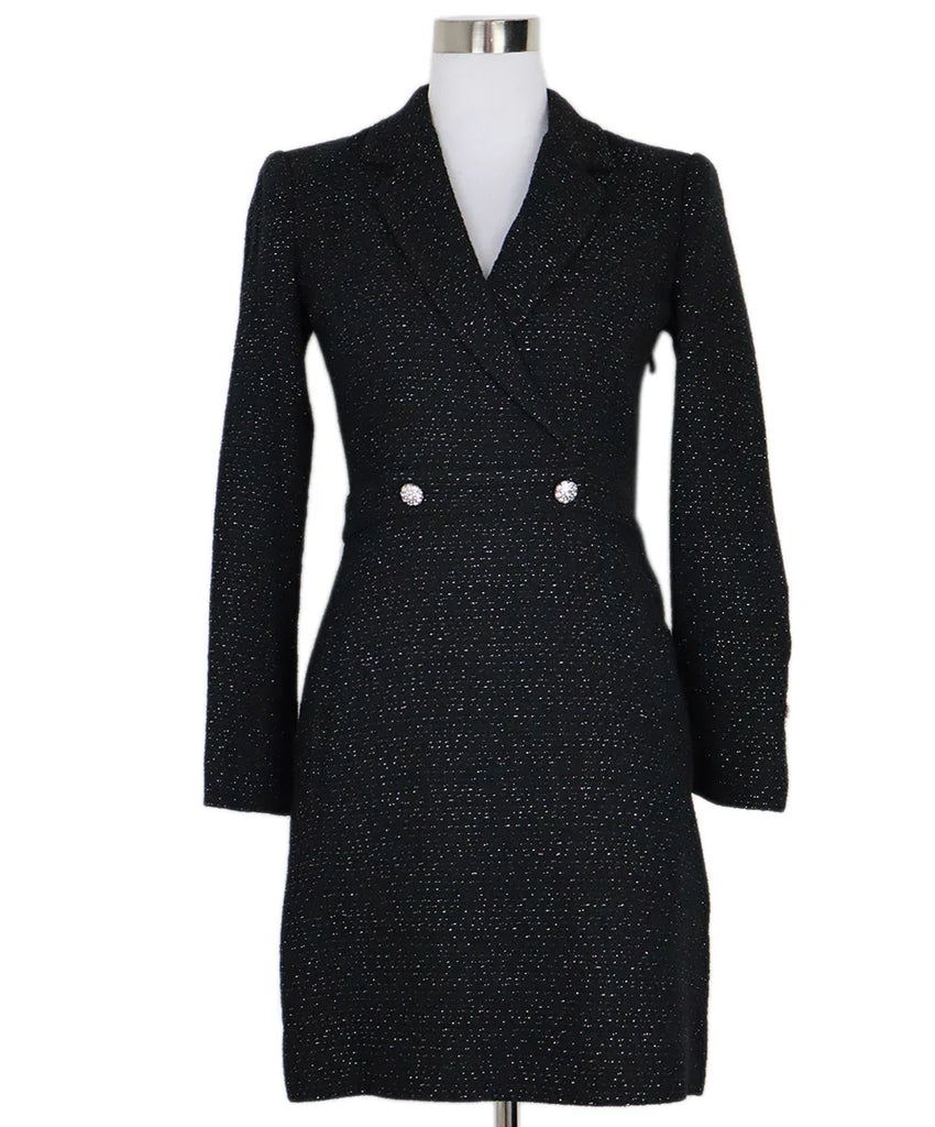 Derek Lam Black & Silver Tweed Dress sz 2 - Michael's Consignment NYC