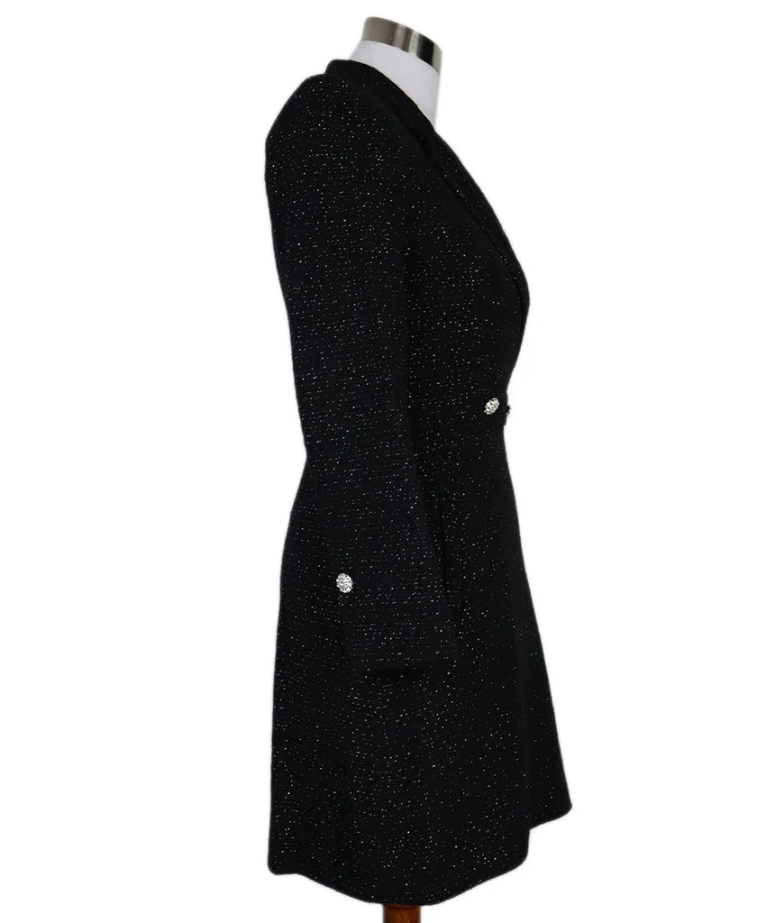 Derek Lam Black & Silver Tweed Dress sz 2 - Michael's Consignment NYC