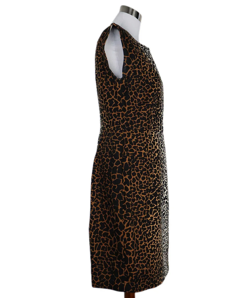 Derek Lam Brown Animal Print Dress sz 10 - Michael's Consignment NYC