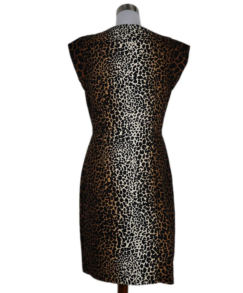 Derek Lam Brown Animal Print Dress sz 10 - Michael's Consignment NYC
