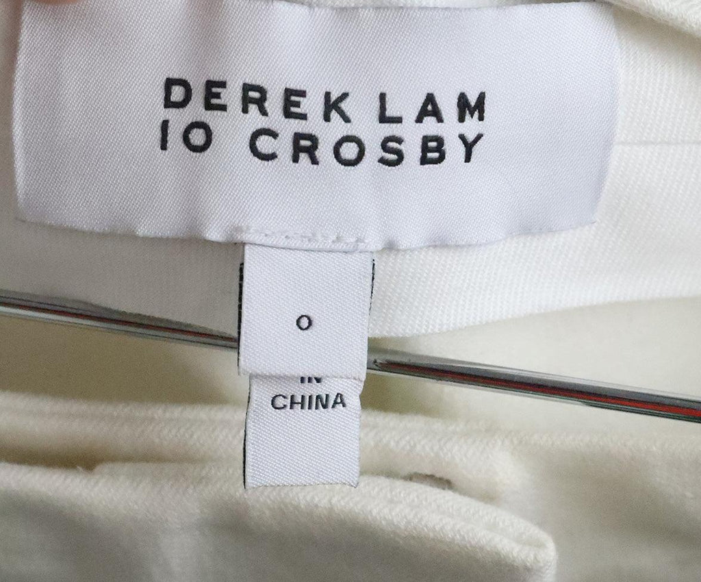Derek Lam White Cotton Pants sz 0 - Michael's Consignment NYC
