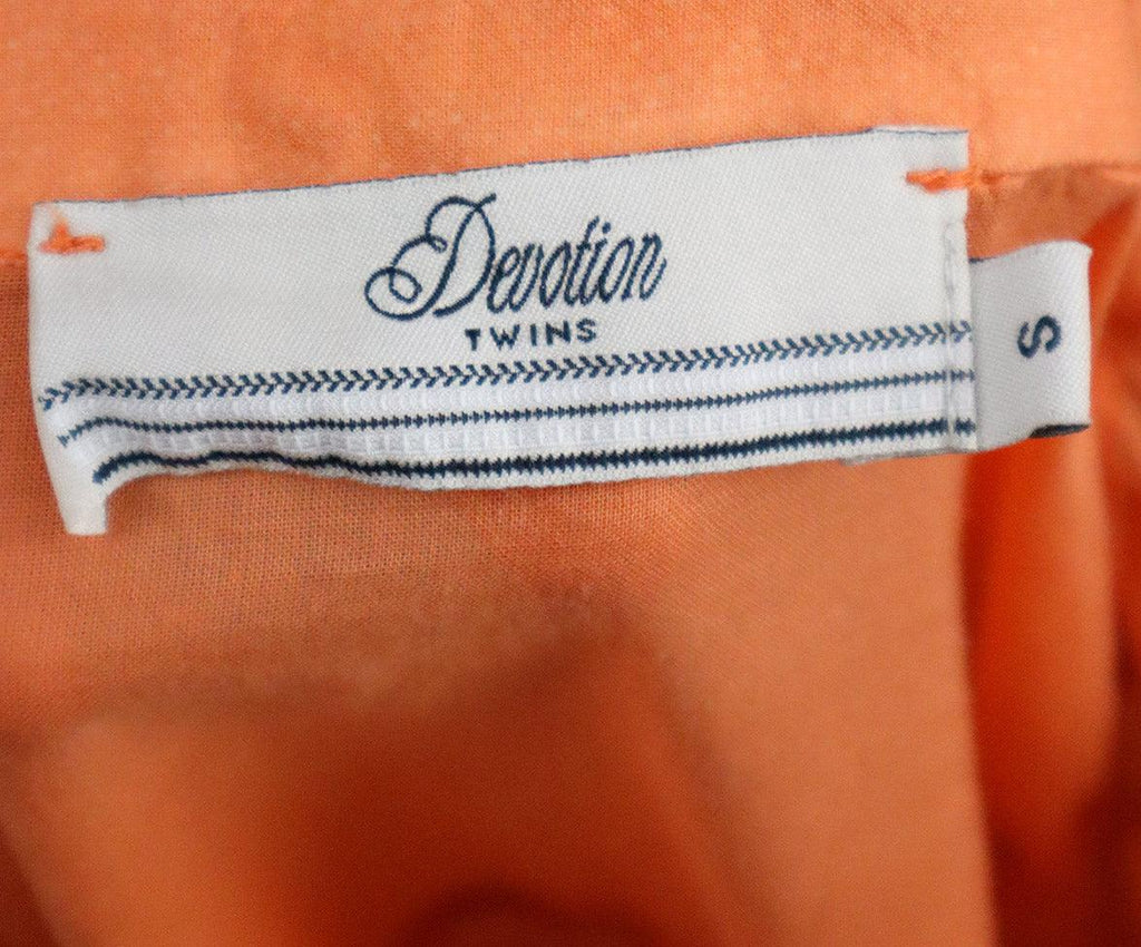 Devotin Orange Cotton Top sz 6 - Michael's Consignment NYC