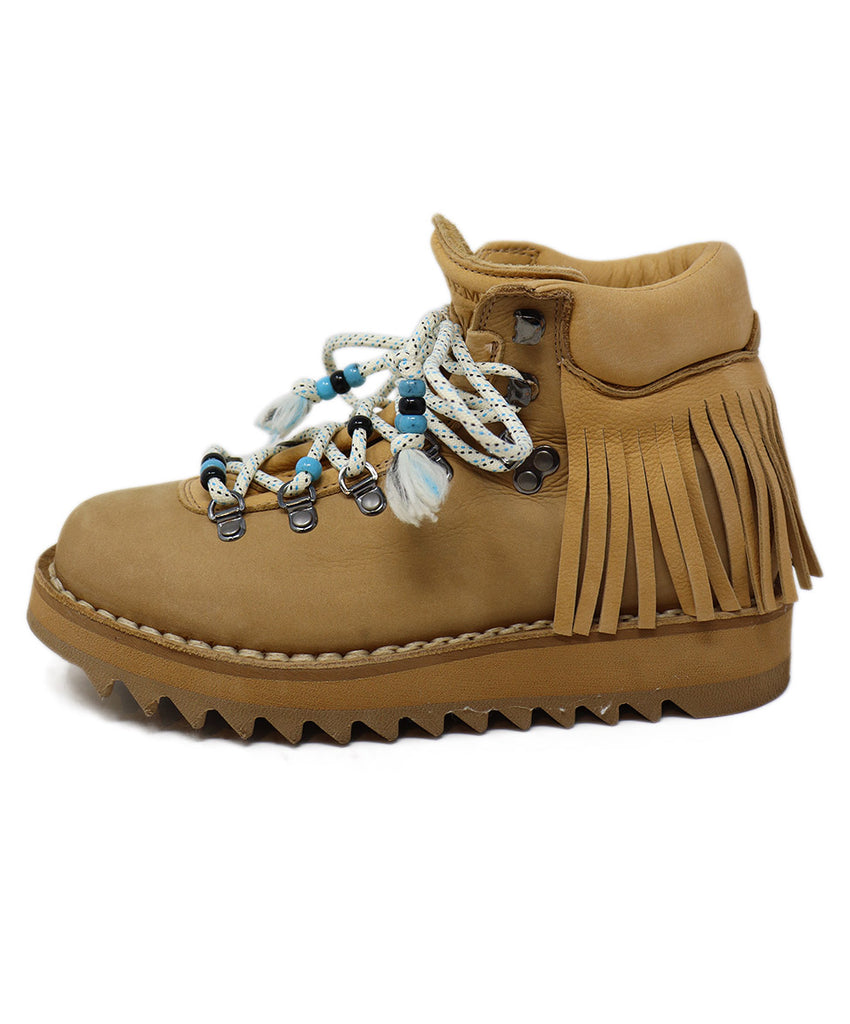 Neutral Tan Suede Boots 1