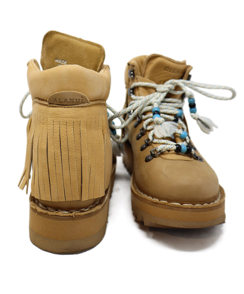 Neutral Tan Suede Boots 2