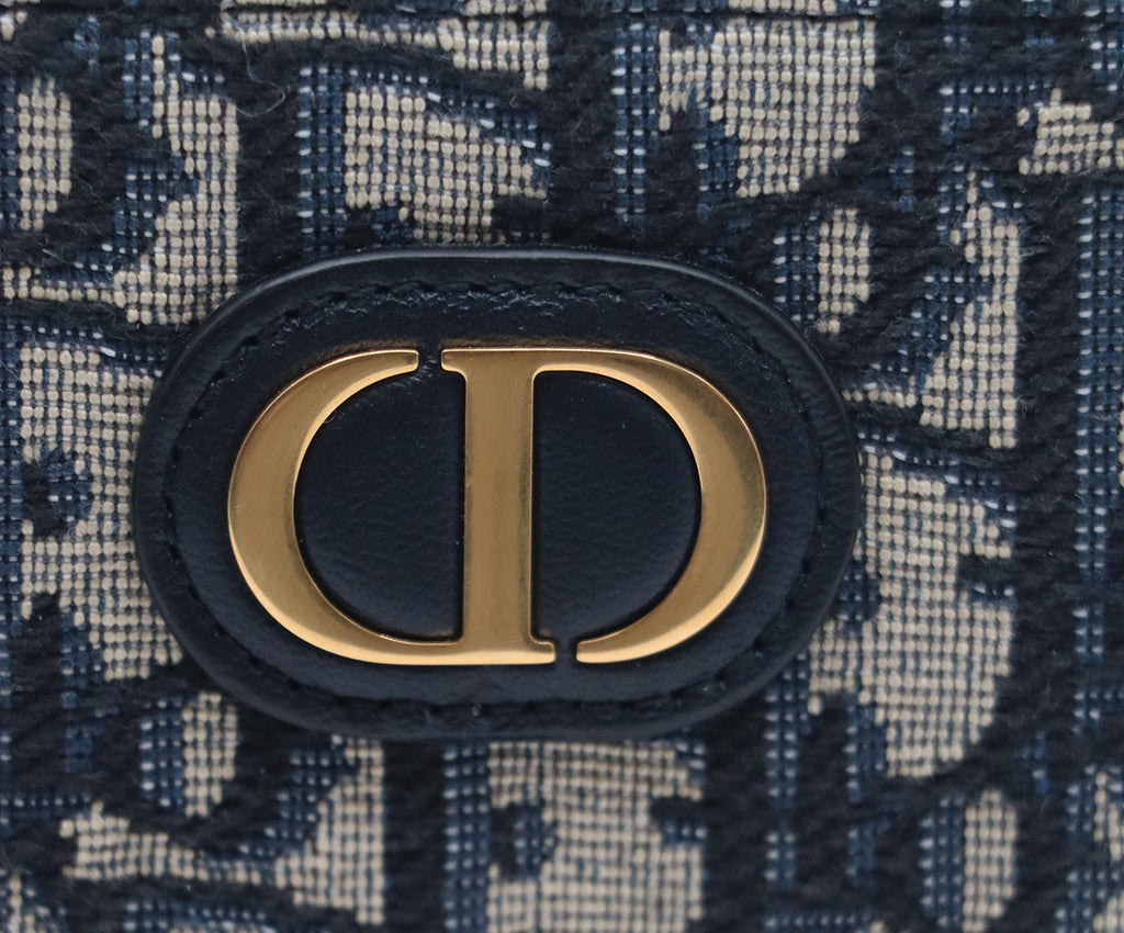 Christian Dior Blue & Beige Monogram Canvas Crossbody 8