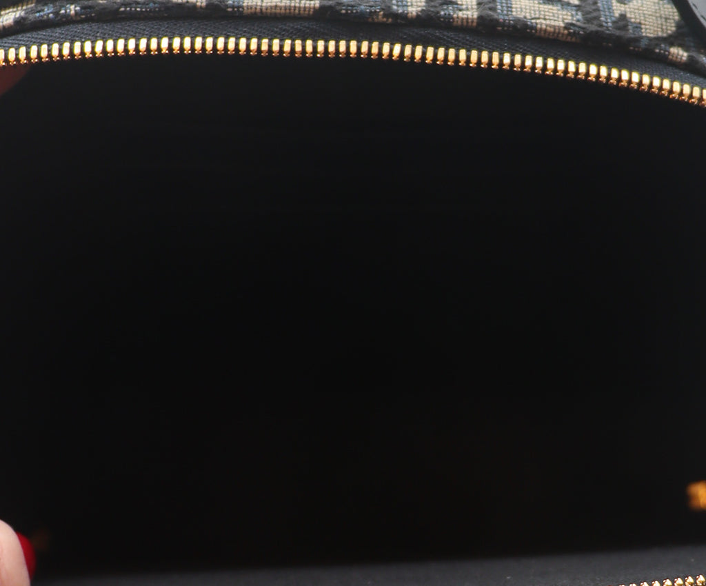 Christian Dior Blue & Beige Monogram Canvas Crossbody 6