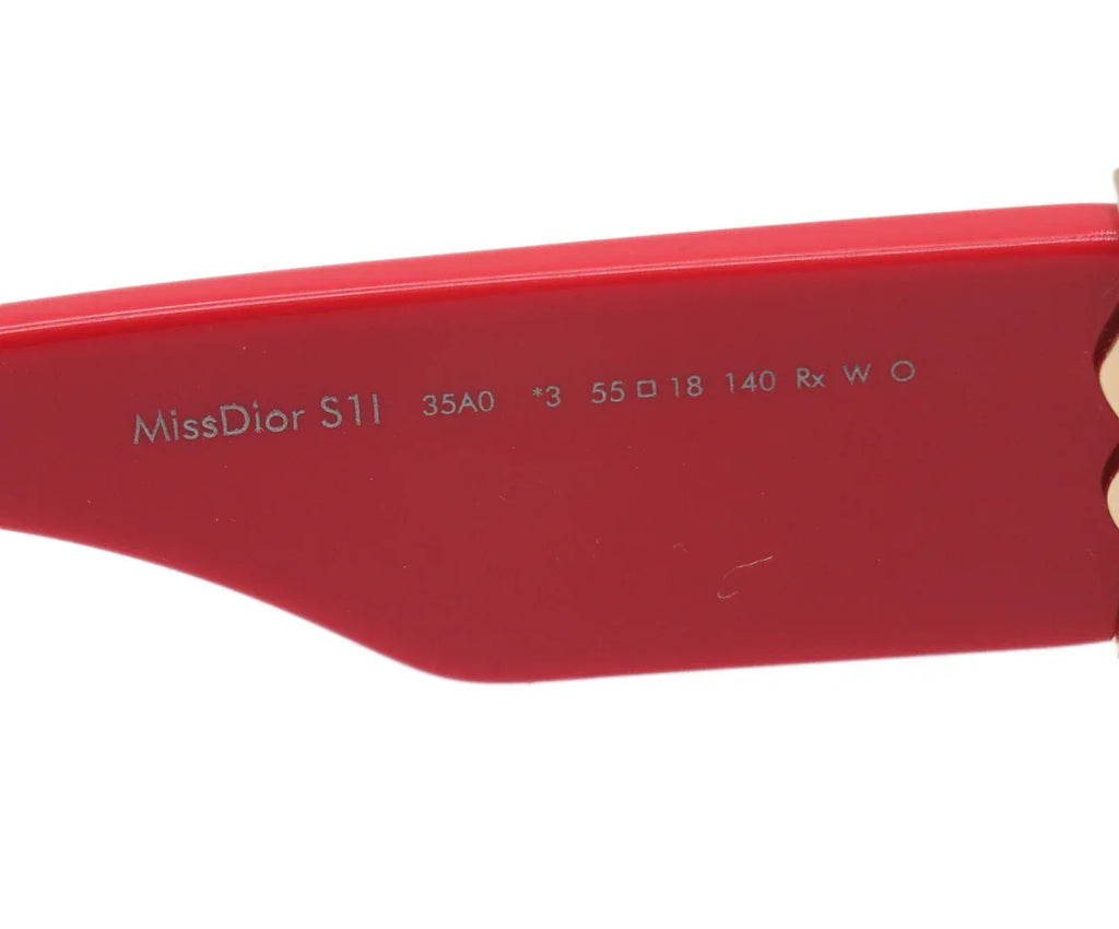 Dior Red Sunglasses l Michael's Luxury Consignment – Michael's