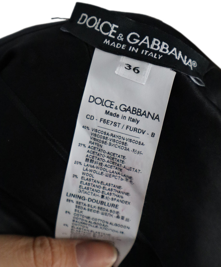 Dolce & Gabbana Black Leopard Print Dress 3