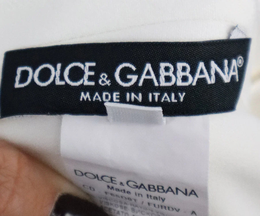 Dolce & Gabbana Ivory Silk Dress 3