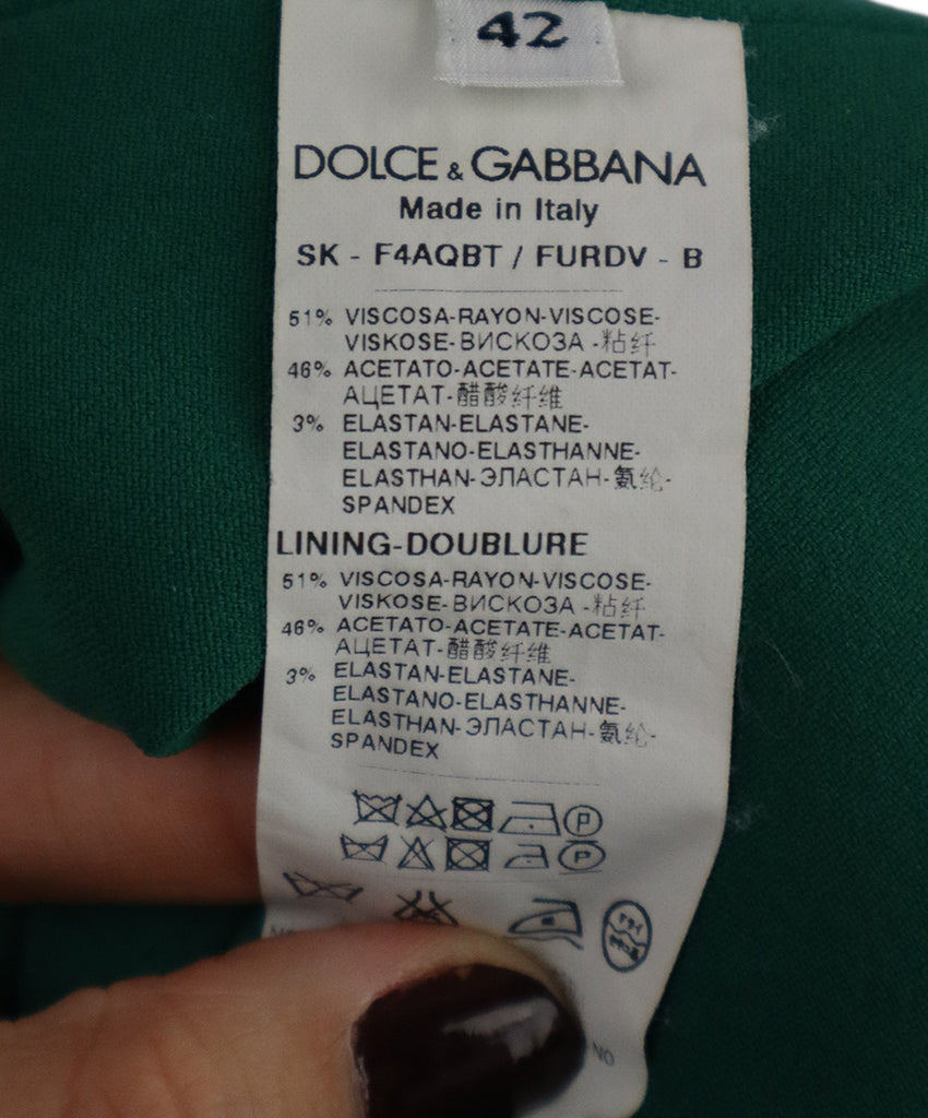 Dolce & Gabbana Green Skirt 4