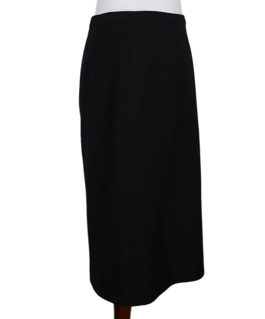 Dolce & Gabbana Black Wool Skirt sz 10 - Michael's Consignment NYC